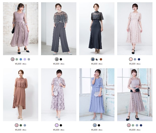 LULUTI 60代向け人気ドレス