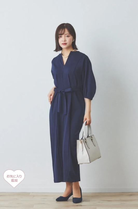 ワンピの魔法 ウエストリボンタイプのドレス